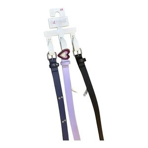 Cat & Jack Girls' 3pc Belt Set | Size XL, NWT